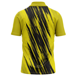 Chemises polo pour hommes personnalisées de haute qualité à manches courtes, respirantes, à séchage rapide, en polyester, sublimation - Product Image 2