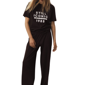 Pijamas de Algodón Texturizado para Mujer, Conjunto de Dormir Suave, Primavera/Verano/Otoño, Secado Rápido, Transpirable, Mangas Largas - Product Image 4