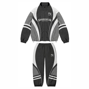 Best Selling <b>Wind</b> <b>Breaker</b> Tracksuits Set Stand Collar Zipper Up Long Sleeve Two Piece Windbreaker Suits For Autumn Winter Wear - Product Image 3