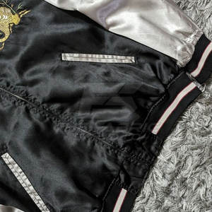 Chaqueta Sukajan de Satén Brillante de Alta Calidad con Bordado Real, Ecológica, Transpirable, de Larga Duración, para Salidas Informales - Product Image 5