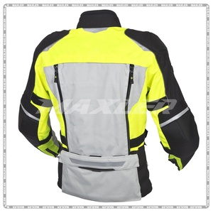 2025 New Arrival Custom Men's Motorcycle <b>Jacket</b> Long Sleeves Black <b>Grey</b> Combo Rural IV Men's Motorbike Textile Auto Racing Wear - Product Image 1