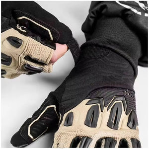 Guantes Térmicos de Invierno para Hombre, Guantes Tácticos de Cuero Personalizados con Dedos Completos, Resistentes a Cortes, para Mecánicos, Ciclismo Diario - Product Image 4