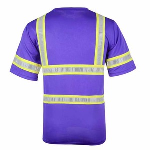 เสื้อยืดสะท้อนแสงสำหรับชุดทำงานผู้ชาย พร้อมโลโก้แบบกำหนดเอง - Product Image 2