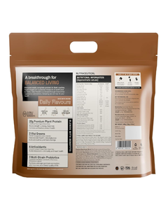 Proteína Vegana en Polvo de Chocolate Crudo, a Base de Plantas, para el Consumo Diario, Mezcla de Proteína Vegetal Natural para Batidos Nutritivos - Product Image 2