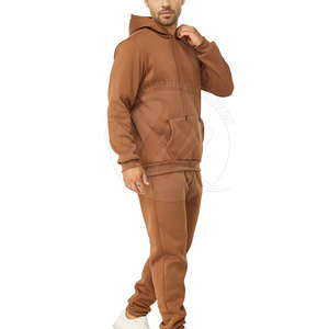 Custom Color 100% Cotton <b>Pullover</b> <b>Men</b> Tracksuit Casual Wear <b>Men</b> Breathable Tracksuit Made In Pakistan - Product Image 3