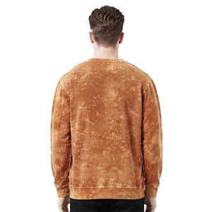 Sweat-shirts surdimensionnés pour hommes, 100 % coton molletonné, 450 GSM, grande taille, délavés à l'acide, avec logo personnalisé brodé, coupe ample, OEM - Product Image 6