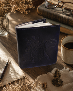 Embossed Leather Journal Notebook with <b>Bookmark</b> | Writing Diary for Travel Journal for Writers & Creatives - Product Image 1