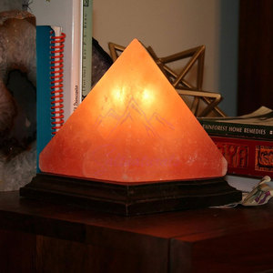 Classic Design Himalayan Pyramid Shaped Salt <b>Lamp</b> Handcrafted Himalayan Pyramid Shaped Salt <b>Lamp</b> For <b>Table</b> - Product Image 4