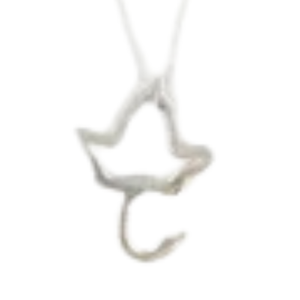 Collier en argent sterling AKA avec pendentif feuille de lierre sur chaîne câble de 18 pouces, bijoux de sororité pour femme, accessoire cadeau élégant - Product Image 6