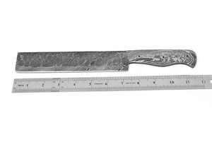 ใบมีดเหล็กดามัสกัสแบบเต็มด้ามสำหรับทำมีดครัวแบบกำหนดเอง ผลิตแบบ OEM - Product Image 4