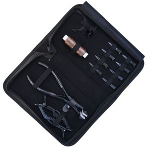 Kit de Herramientas para Extensiones de Cabello: Alicates para Cinta Adhesiva, Aguja Curva para Pelucas, Clips de Seccionamiento y Peinado, Herramientas de Salón - Product Image 1