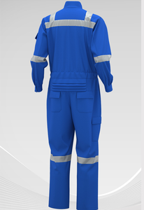 Combinaison de sécurité ignifuge de haute qualité en polyester et coton, antistatique, imprimée numériquement, pour le travail - Product Image 2