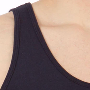 New Style Cotton Bamboo Fiber Black <b>White</b> V neck Tank Top Sleeveless Breathable Fitness Sportswear <b>Men</b> <b>Vest</b> High Quality Body - Product Image 5