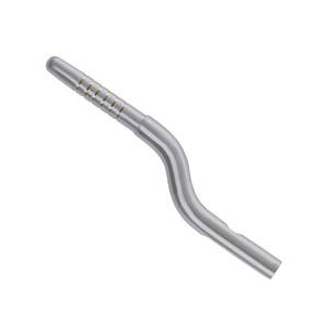 Professionelles Gebogenes Dentales Absaugrohr mit Griff aus Edelstahl, Angewinkelte Chirurgische Vakuumkanüle, Adapter-Werkzeug zur Reinigung - Product Image 4