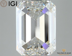เพชรทรงมรกต CVD สร้างในห้องปฏิบัติการ น้ำหนัก 6.00 กะรัต ได้รับการรับรองจาก IGI สี F ความสะอาด VVS2 สร้างสรรค์เครื่องประดับของคุณเอง - Product Image 3