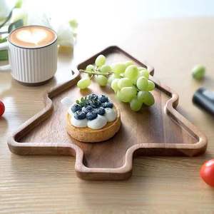 Bandeja rectangular de madera de acacia para desayuno con bordes elevados y patas plegables para servir alimentos de forma segura - Product Image 3