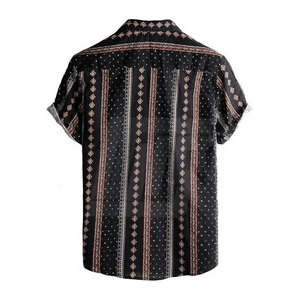 Chemise hawaïenne décontractée pour homme, imprimé tropical, manches courtes, boutonnée, pour l'été, la plage, les vacances, les activités de plein air et les tenues de resort - Product Image 2