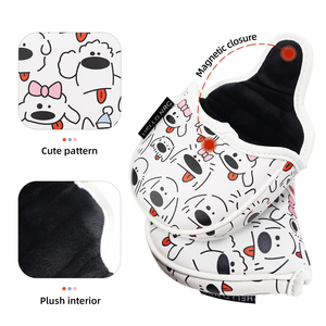 SOSH4 <b>Golf</b> Club Mallet Putter Head Cover-PU Leather Waterproof with Leaf Pattern and Magnetic Closure - Product Image 4