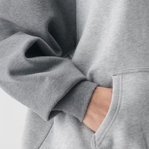 Conjunto de Sudadera con Capucha Oversize y Pantalones Deportivos para Mujer, Color Sólido, Tejido de Felpa, Manga Larga, Ropa de Otoño, Transpirable, Estilo Casual - Product Image 5