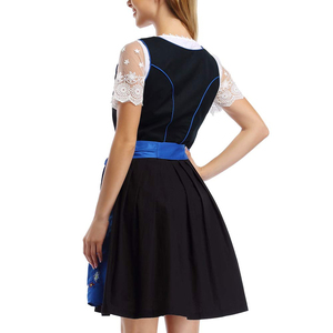 Robe dirndl bavaroise éco-responsable pour femmes, style unique, costume d'Oktoberfest pour dames - Product Image 2