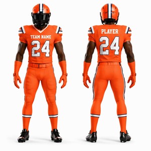 Último Modelo 2026, Uniforme Personalizado de Fútbol Americano, Conjunto de Pantalones y Camiseta, Tela de Malla de Alta Calidad, Nombre del Equipo, Fabricante OEM/ODM - Product Image 1