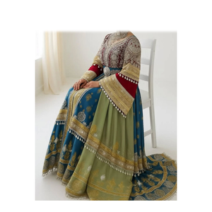 Vestido largo tradicional afgano para mujer con bordado artesanal colorido, MOQ bajo, directo de fábrica, etiqueta privada, envío rápido - Product Image 6