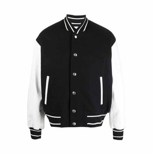 Custom <b>Men</b> <b>Canvas</b> Stand Collar Letter Pattern Winter Varsity <b>Jacket</b> High Fashion Casual Outdoor Windproof Breathable Quick Dry - Product Image 5