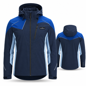 Chaqueta de Invierno con Capucha para Hombre, Chaqueta de Esquí y Snowboard con Cierre, Chaqueta Softshell Cálida, Superventas - Product Image 2