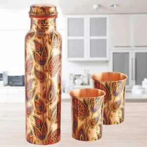 <b>Copper</b> <b>Bottle</b> Eco Product <b>Copper</b> <b>Bottle</b> Sustainable Living <b>Copper</b> <b>Bottle</b> Natural Health <b>Copper</b> <b>Bottle</b> Wellness Product - Product Image 1