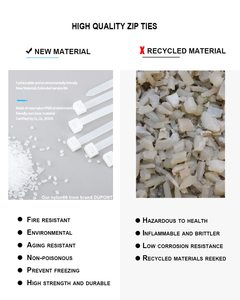 สายรัดเคเบิลแบบโรงงาน ราคา 100 ชิ้น/ถุง เป็นมิตรกับสิ่งแวดล้อม ทนทาน หลายขนาด สายรัดเคเบิลไนลอนแบบล็อคอัตโนมัติ สายรัดพลาสติกแบบซิป - Product Image 6