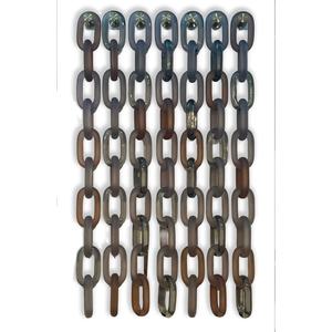 Chaîne à maillons en résine transparente épaisse et fine, écologique, personnalisée, faite à la main, de haute qualité, décoration pour la maison, le bureau, la chambre, Saniya - Product Image 5