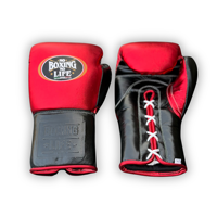 Ensemble d'entraînement de boxe professionnel personnalisable en cuir véritable de qualité supérieure, antidérapant, à lacets, pour adultes