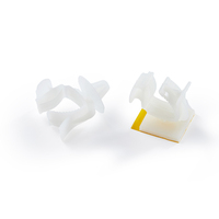 Pince de câble réglable Essentra, verrouillable, fixation adhésive/vis, nylon 6/6 naturel UL94 V2, clip réglable à sangle WAC