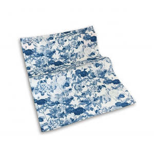 Paños de Cocina Tejidos a Mano 100% Algodón 45x65cm con Patrón de Golf Bordado Minimalista Azul Regalos Personalizados Mezcla de Microfibra Exportación India - Product Image 1