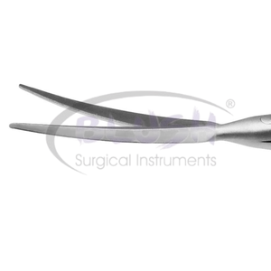 Vannas Scissors Curved (Model 1) Ophthalmic Microsurgical Instrument Stainless Steel Eye Surgery Tool By <b>Blush</b> Surgical - Product Image 5