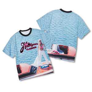 Camiseta Retro Hip Hop para Hombre, Prenda Urbana Sublimada Premium, Camiseta con Cuello Redondo y Estampado Gráfico Personalizado - Product Image 1