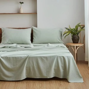 Sábanas Ajustables de Lino Natural al por Mayor, Sábanas de Lino Suaves y Transpirables, Ropa de Cama de Lino - Product Image 6