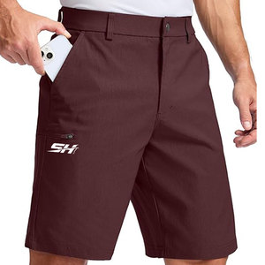 Pantalones cortos de golf para hombre con cierre de botón, cómodos, duraderos, con diseño de bolsillos laterales y traseros con broches, precio al por mayor. - Product Image 1