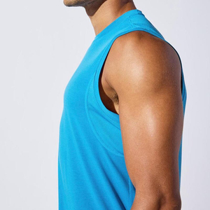 New Custom Gym Clothing <b>Men</b> Sleeveless Muscle Stringer Tank Top Fitness Basketball Running <b>Singlet</b> - Product Image 4