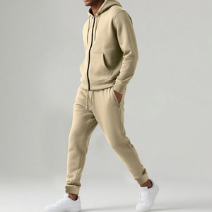 Ensemble de survêtement décontracté pour homme, sweat-shirt et pantalon de jogging, deux pièces, pour un usage quotidien en plein air - Product Image 2