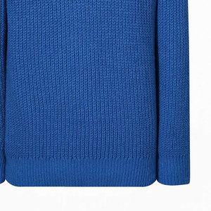 Pull à col rond pour homme 100% coton - Respirant et à séchage rapide, motif uni, positions de logo personnalisables, mode d'hiver - Product Image 4