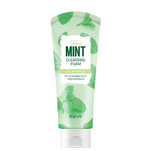 Fruitland 130g Limpiador facial de espuma limpiadora de poros de menta de temporada - Product Image 1