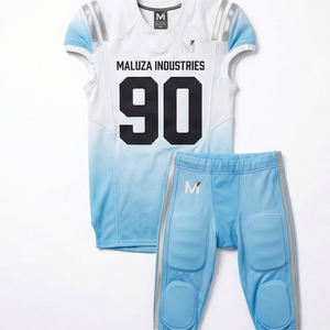 Uniforme de Fútbol Americano con Tecnología de Enfriamiento con Infusión de Grafeno, Resistente a Impactos, Sublimado, Kit de Ropa Deportiva para Equipos de Fútbol - Product Image 5