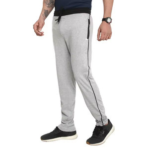 Casual Wear Best Design High Quality Men Summer Breathable Plain Dyed Lightweight 100% Cotton <b>Trousers</b> with Pockets <b>Light</b> Wash - Product Image 6