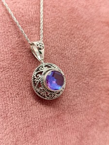 Colgante de Cristal de Cuarzo Arcoíris Celestial, Elegante Collar de Joyería con Piedras Preciosas Coloridas, Regalo para Mujer, Diseño de Moda Único - Product Image 4