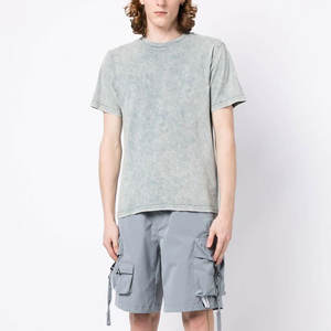 เสื้อยืดผู้ชายลายฟอกสี ดีไซน์ใหม่ คุณภาพสูง ขายดีที่สุด เสื้อยืดผู้ชายลายฟอกสี ขายดี - Product Image 1