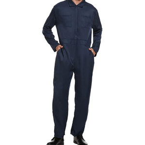 Combinaison de sécurité ignifuge pour hommes |   Uniforme de travail à manches longues orange |   Polyester et coton personnalisables - Product Image 6