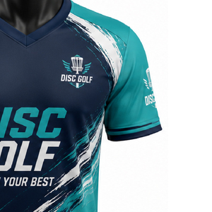 Camisetas Profesionales de Disc Golf OEM ODM de Alta Calidad, Sublimadas, Antibacterianas, 100% Poliéster, Jersey de Equipo Personalizado con Nombre del Equipo - Product Image 3