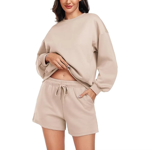 Vente en gros de sweats à capuche et sweat-shirts pour femmes, vierges, personnalisables avec logo imprimé, impression en relief tricotée et broderie - Product Image 5