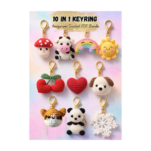 <b>Cute</b> Faux Fur Animal Plush Keychain 3D Shape Cartoon Soft Toy White Color Carabiner Pendant - Product Image 4